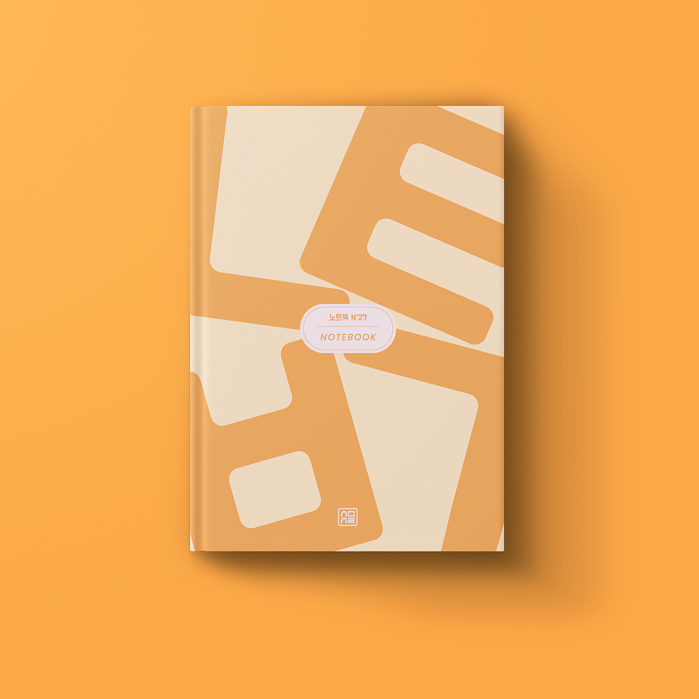 Recto du Carnet A5 Klyph Jaune de la marque bureau 127