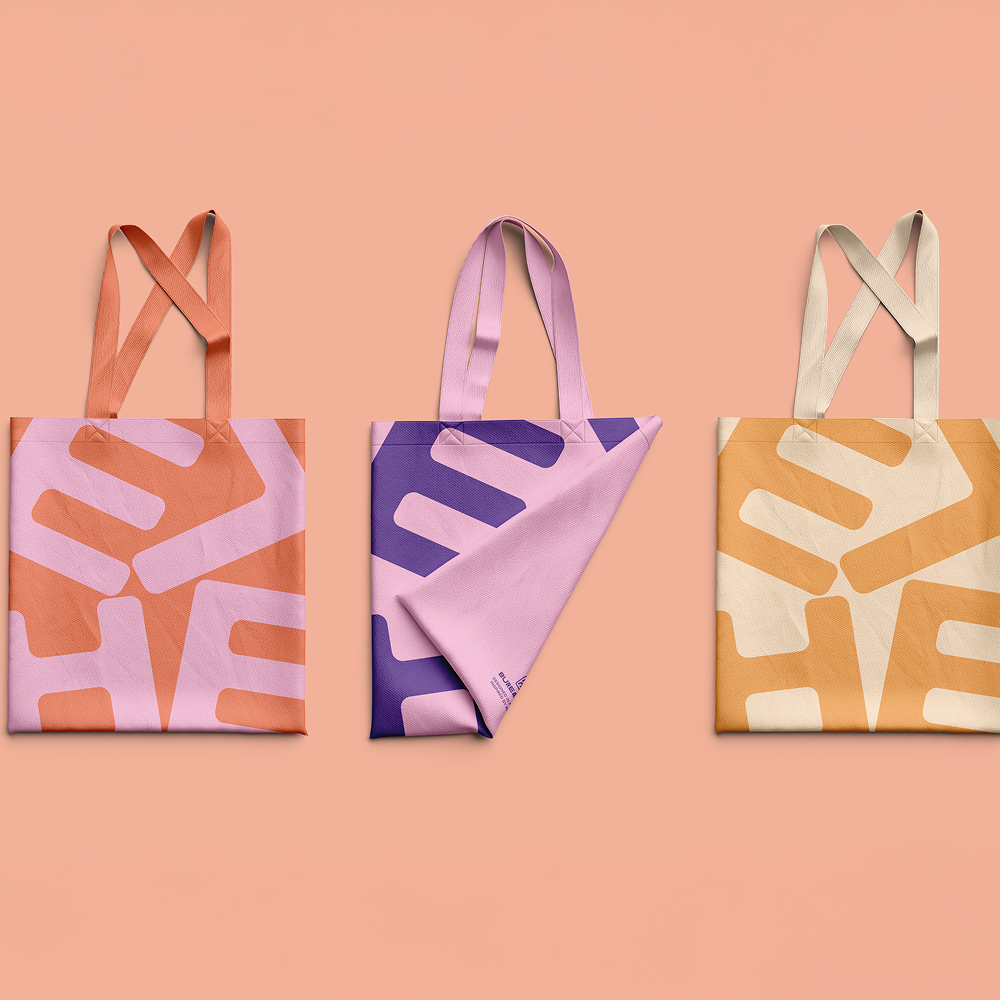 Vu des trois coloris de Totebag Klyph de la marque bureau 127